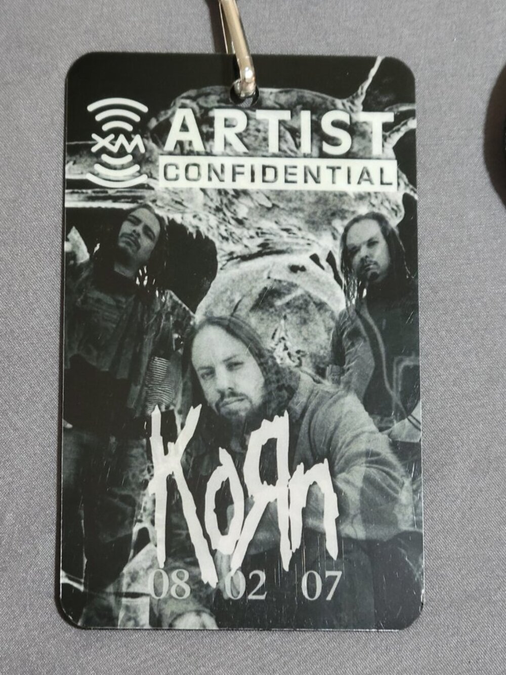2007 XM Artist Confidential Performance KORN VIP Event Pass Sirius XM NY